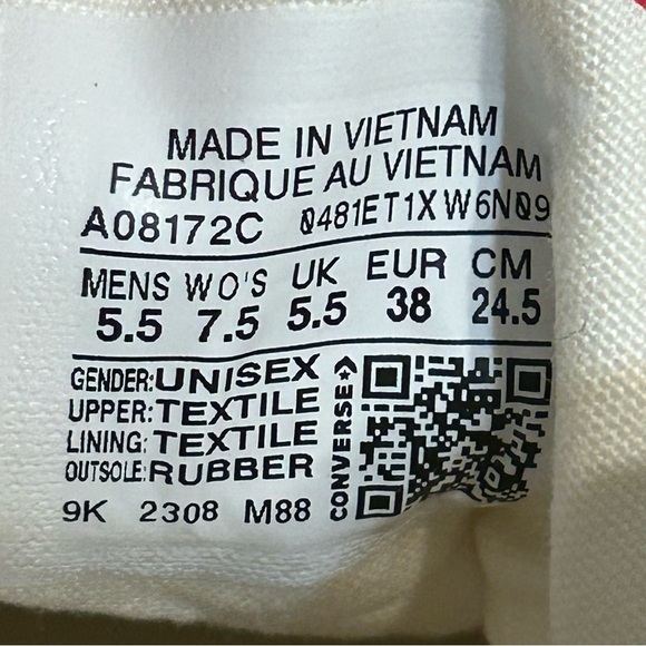 CONVERSE Chuck 70 Plus High 'Crafted Evolution' platform lace up shoes sneakers - Picture 4 of 7